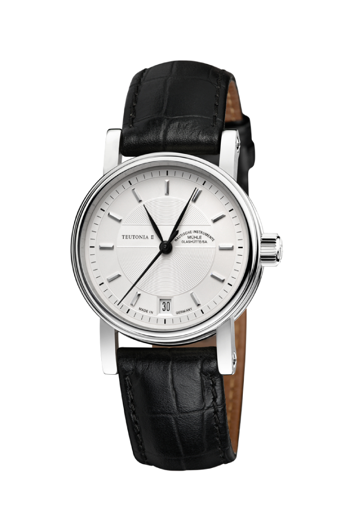 Ladies' watch  MÜHLE-GLASHÜTTE, Teutonia II Medium / 34 mm, SKU: M1-30-25-LB | watchphilosophy.co.uk