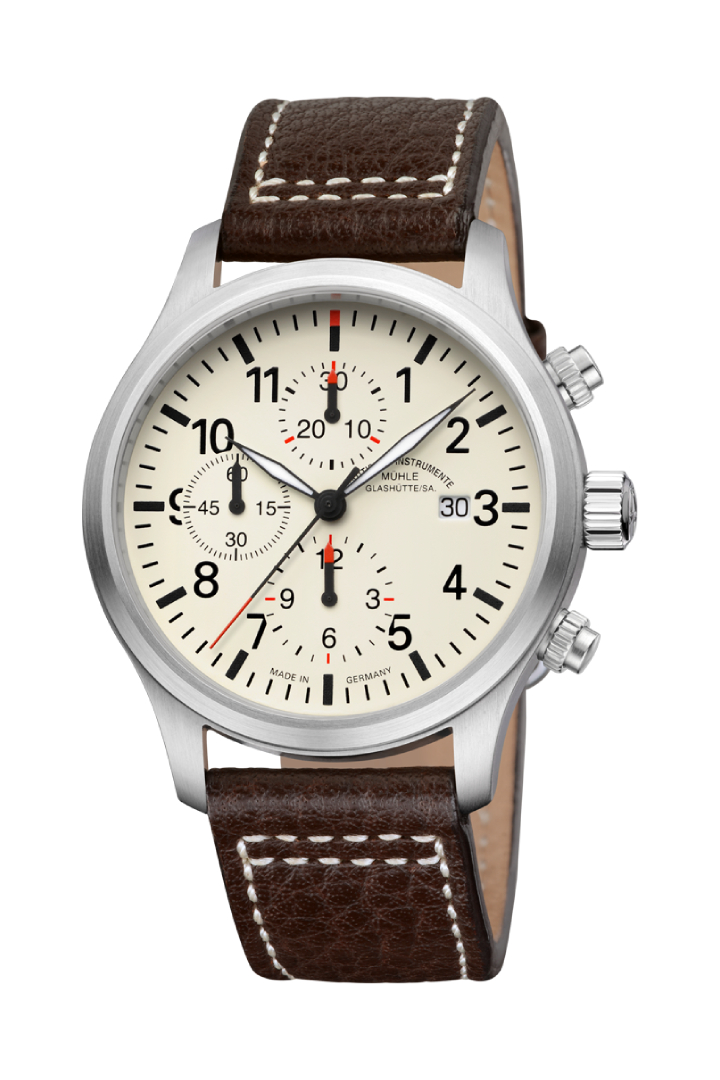 Men's watch / unisex  MÜHLE-GLASHÜTTE, Terrasport I Chronograph / 44 mm, SKU: M1-37-77-LB | watchphilosophy.co.uk