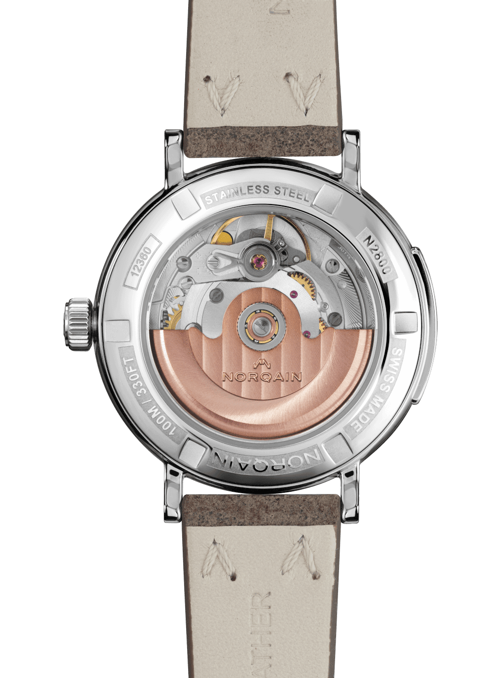 Ladies' watch NORQAIN, Freedom 60 / 34mm, SKU: N2800G82A/M28G/28GO.14S | watchphilosophy.co.uk