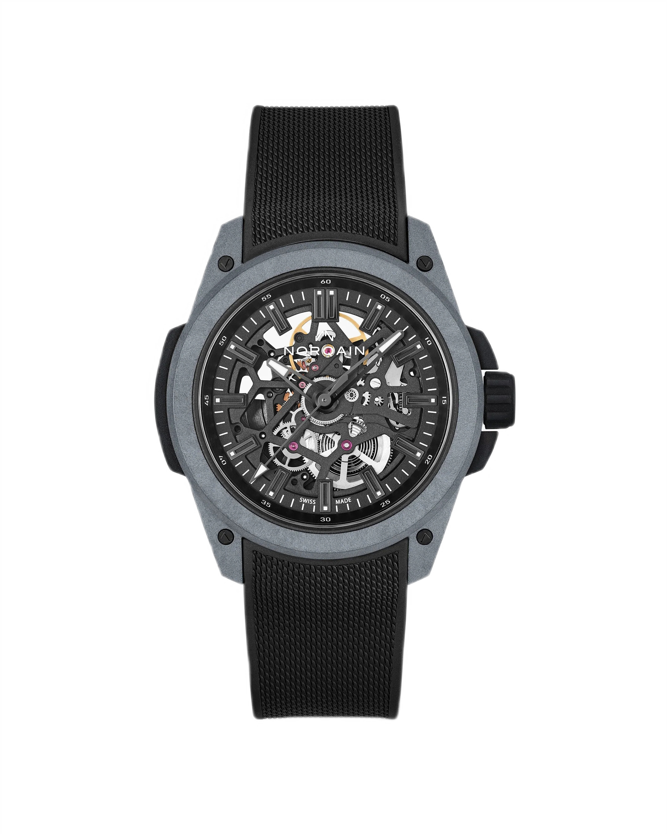 Men's watch / unisex  NORQAIN, Independence Wild One Skeleton Grey / 42mm, SKU: N3000.07Q42.B18.R01 | watchphilosophy.co.uk