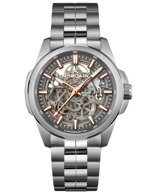 Men's watch / unisex  NORQAIN, Independence Skeleton / 42mm, SKU: N3000SLA/G303/102SI | watchphilosophy.co.uk