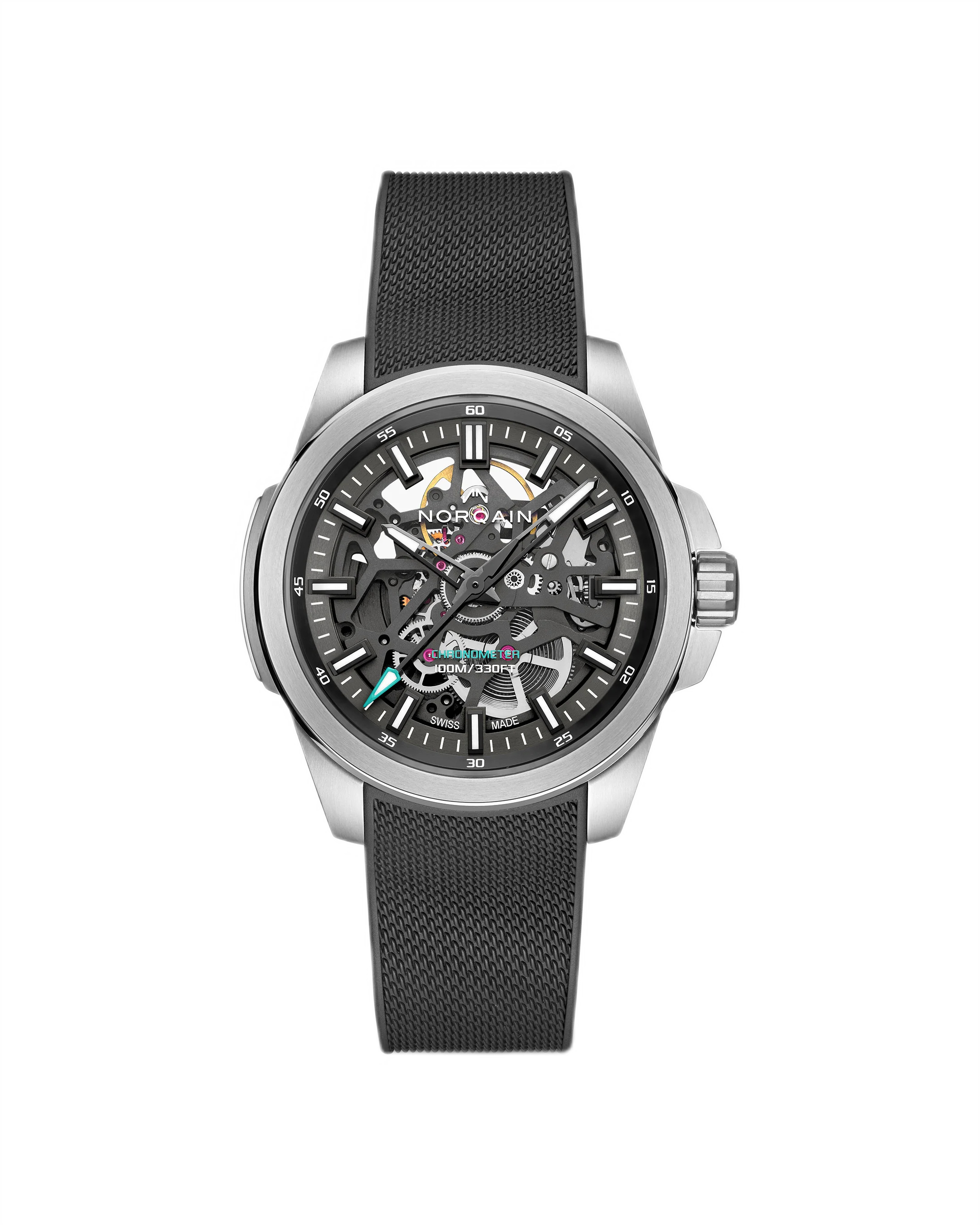 Men's watch / unisex  NORQAIN, Independence Skeleton / 40mm, SKU: N3008.07S01.G01.R01 | watchphilosophy.co.uk