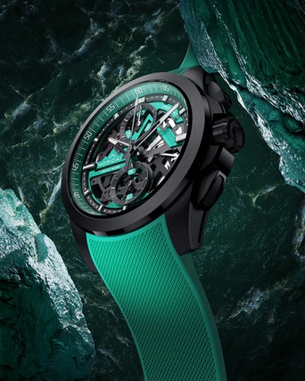 Men's watch / unisex  NORQAIN, Independence Skeleton Chrono Limited Edition / 42mm, SKU: N3200.40T02.J01.R01 | watchphilosophy.co.uk