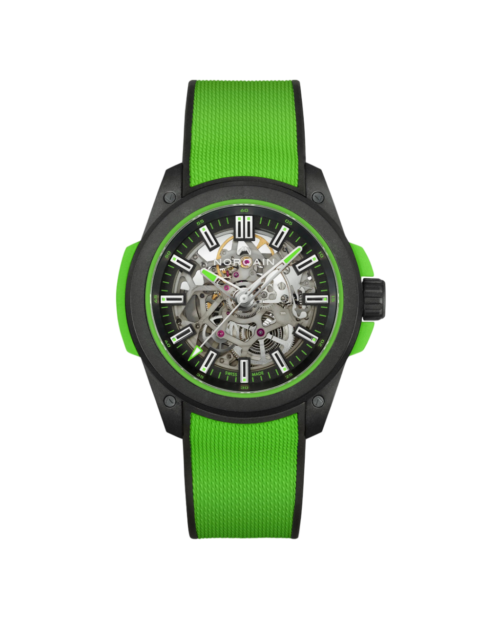 Men's watch / unisex  NORQAIN, Independence Wild One Skeleton / 42mm, SKU: NNQ3000QBE2AS/B014/3W1EBR2.20BQ | watchphilosophy.co.uk