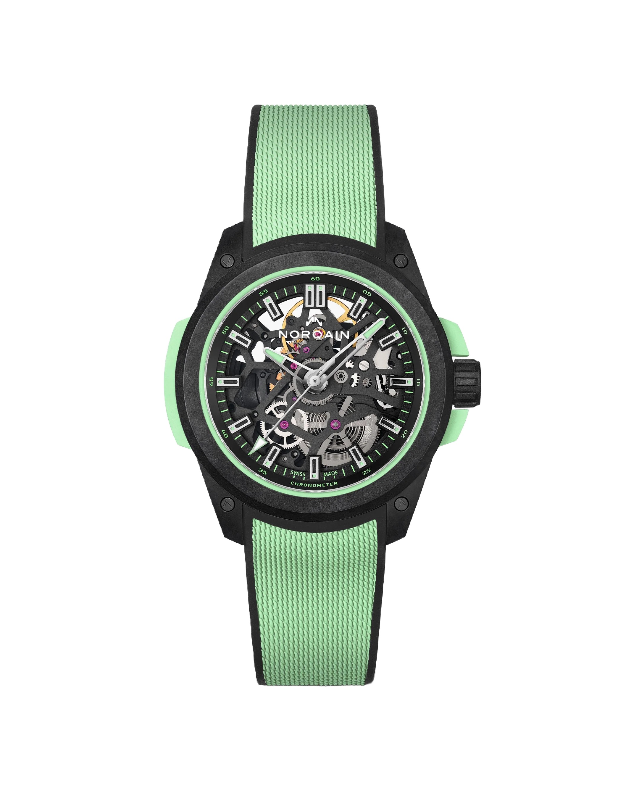 Men's watch / unisex  NORQAIN, Independence Wild One Skeleton Limited Edition / 39mm, SKU: NNQ3001QBMT1LAS/B001/3W2MTBRS.18BQ | watchphilosophy.co.uk