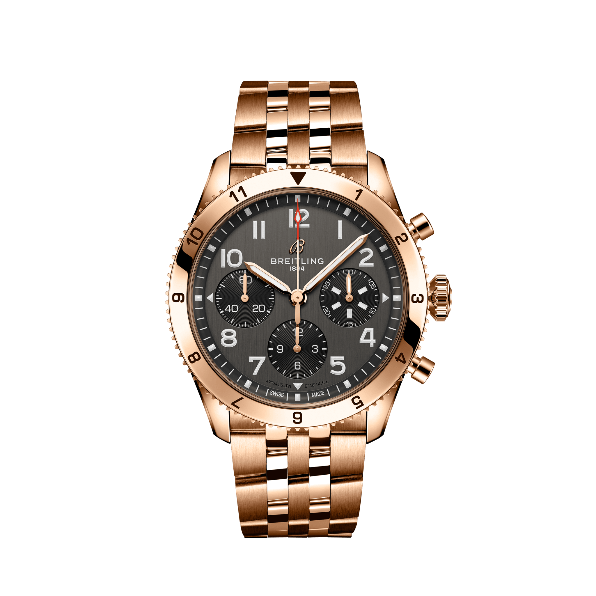 Men's watch / unisex  BREITLING, Classic AVI Chronograph P-51 Mustang / 42mm, SKU: R233801A1B1R1 | watchphilosophy.co.uk