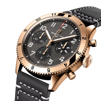 Men's watch / unisex  BREITLING, Classic AVI Chronograph P-51 Mustang / 42mm, SKU: R233801A1B1X1 | watchphilosophy.co.uk