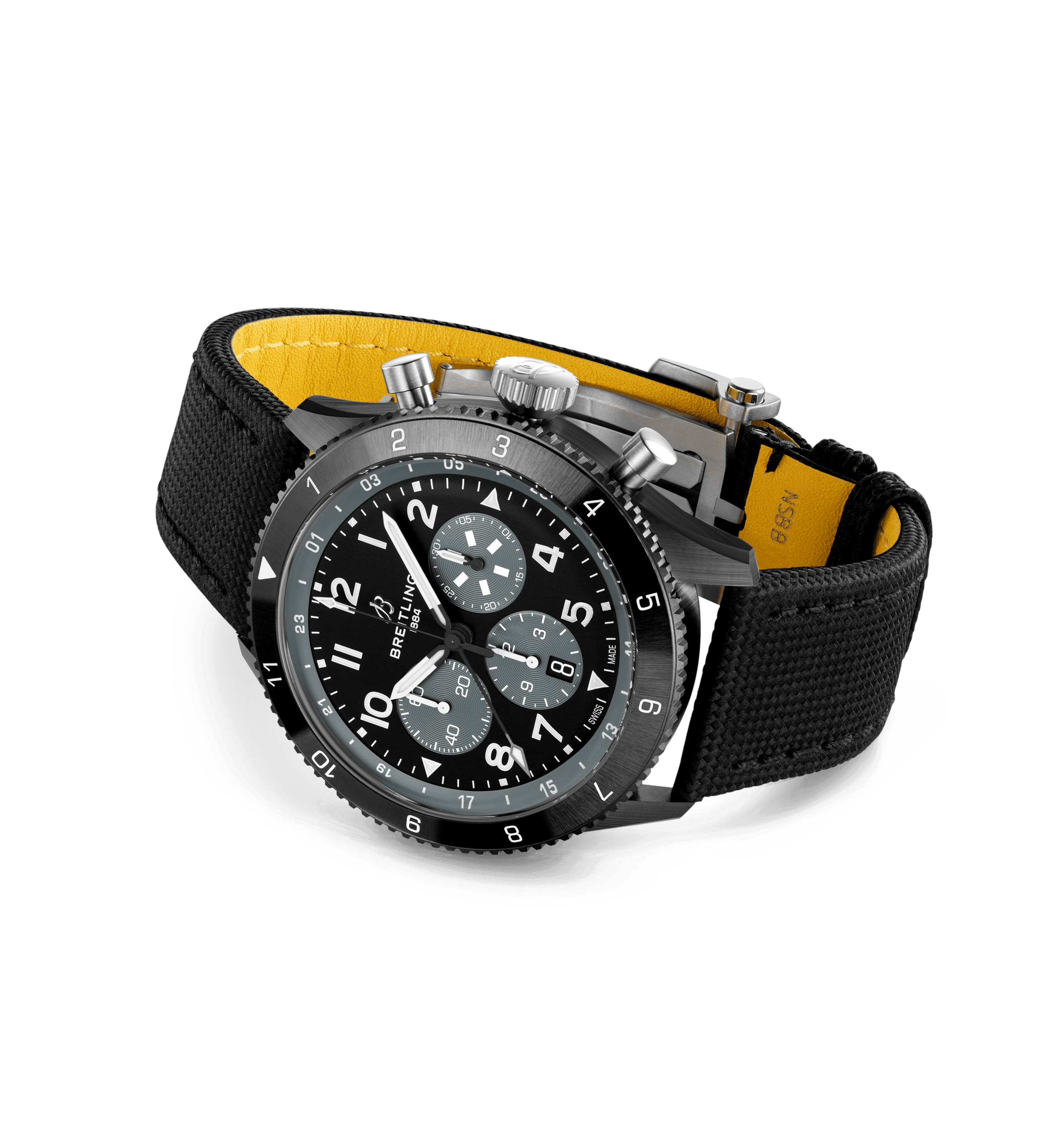 Men's watch / unisex  BREITLING, Super AVI B04 Chronograph GMT Mosquito Night Fighter / 46mm, SKU: SB04451A1B1X1 | watchphilosophy.co.uk