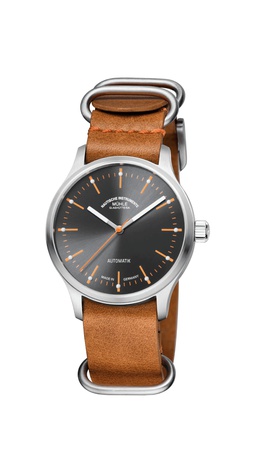 Men's watch / unisex  MÜHLE-GLASHÜTTE, Panova Grey / 40mm, SKU: M1-40-75-LB-II | watchphilosophy.co.uk