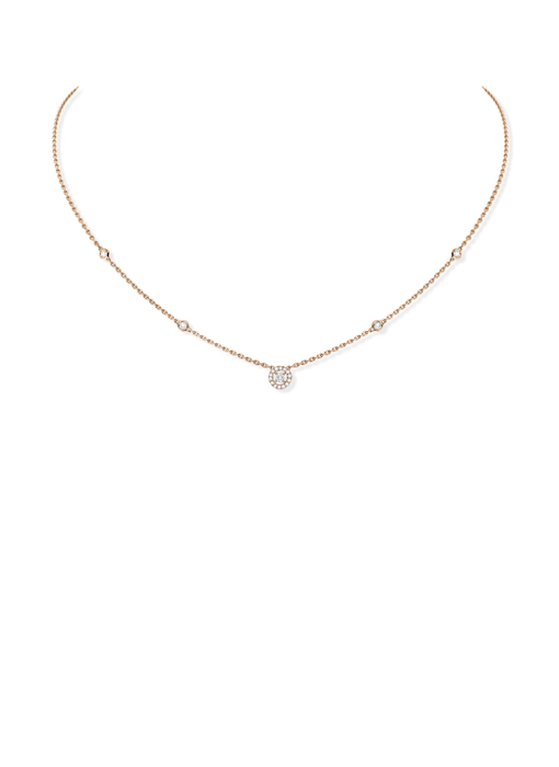 Women Jewellery  MESSIKA, Joy XS Diamond Pink Gold Necklace, SKU: 05370-PG | watchphilosophy.co.uk