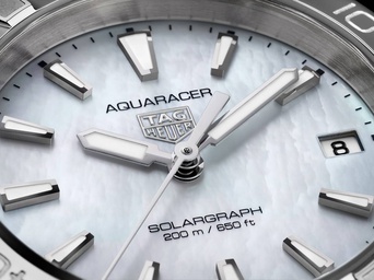 Ladies' watch  TAG HEUER, Aquaracer Professional 200 Solargraph / 34mm, SKU: WBP1312.BA0005 | watchphilosophy.co.uk