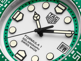 Men's watch / unisex TAG HEUER, Formula 1 Solargraph Limited Edition / 38mm, SKU: WBY1160.FT8085 | watchphilosophy.co.uk