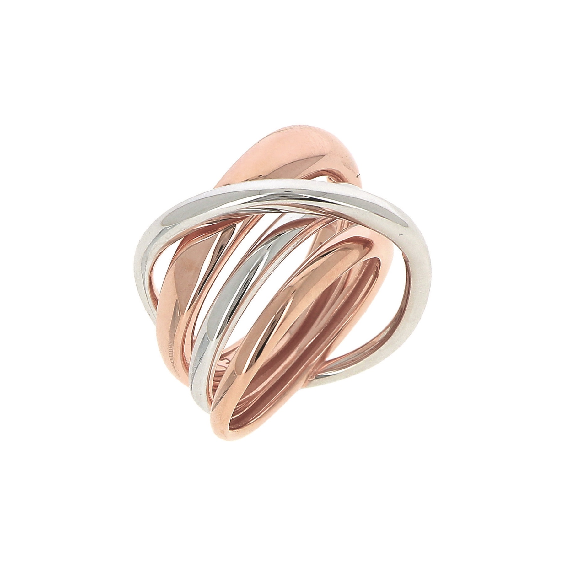 Women Jewellery  PESAVENTO, Forever Chic Rhodium - Pink Silver Rings, SKU: WPLVA1889 | watchphilosophy.co.uk