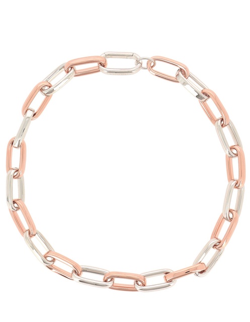 Women Jewellery  PESAVENTO, Forever Chic Rhodium - Pink Silver Necklace, SKU: WPLVE1810 | watchphilosophy.co.uk