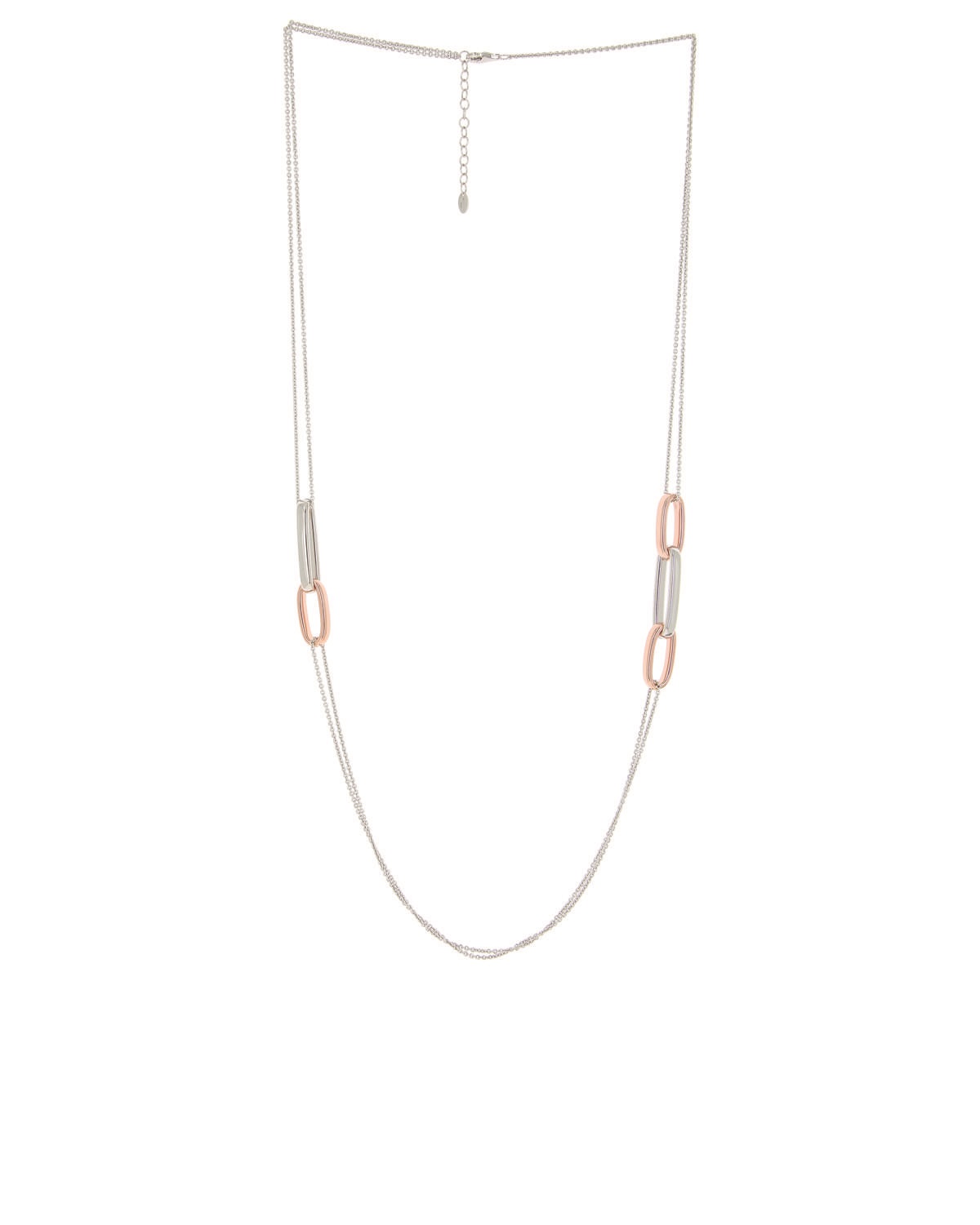 Women Jewellery  PESAVENTO, Forever Chic Rhodium - Pink Silver Necklace, SKU: WPLVE1911 | watchphilosophy.co.uk