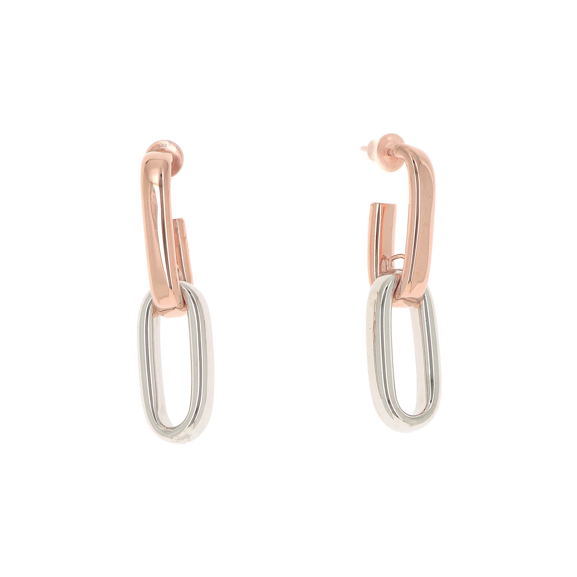 Women Jewellery  PESAVENTO, Forever Chic Rhodium - Pink Silver Earrings, SKU: WPLVO1890 | watchphilosophy.co.uk