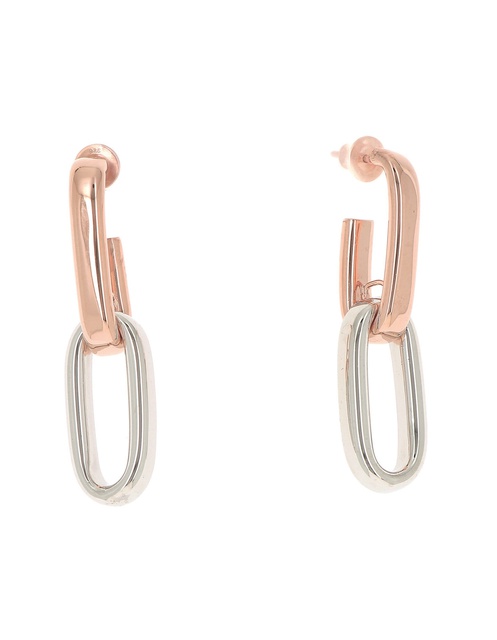 Women Jewellery  PESAVENTO, Forever Chic Rhodium - Pink Silver Earrings, SKU: WPLVO1890 | watchphilosophy.co.uk