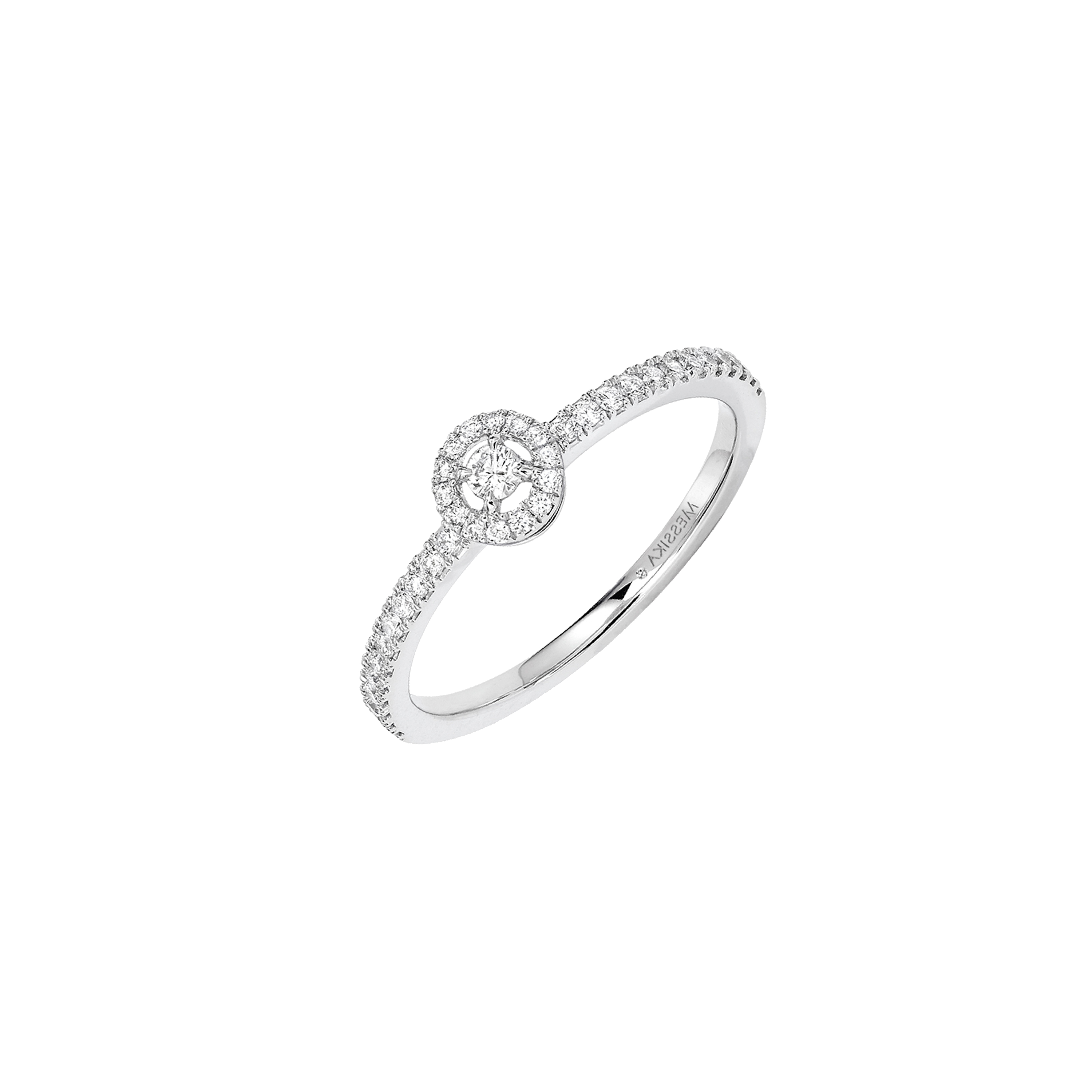 Women Jewellery  MESSIKA, Joy PM Diamond White Gold Small Size Ring, SKU: 05493-WG | watchphilosophy.co.uk