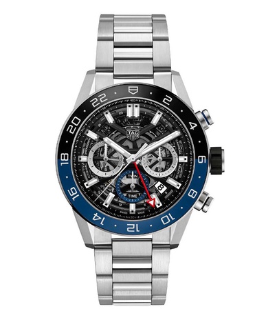 Men's watch / unisex  TAG HEUER, Carrera GMT / 45mm, SKU: CBG2A1Z.BA0658 | watchphilosophy.co.uk