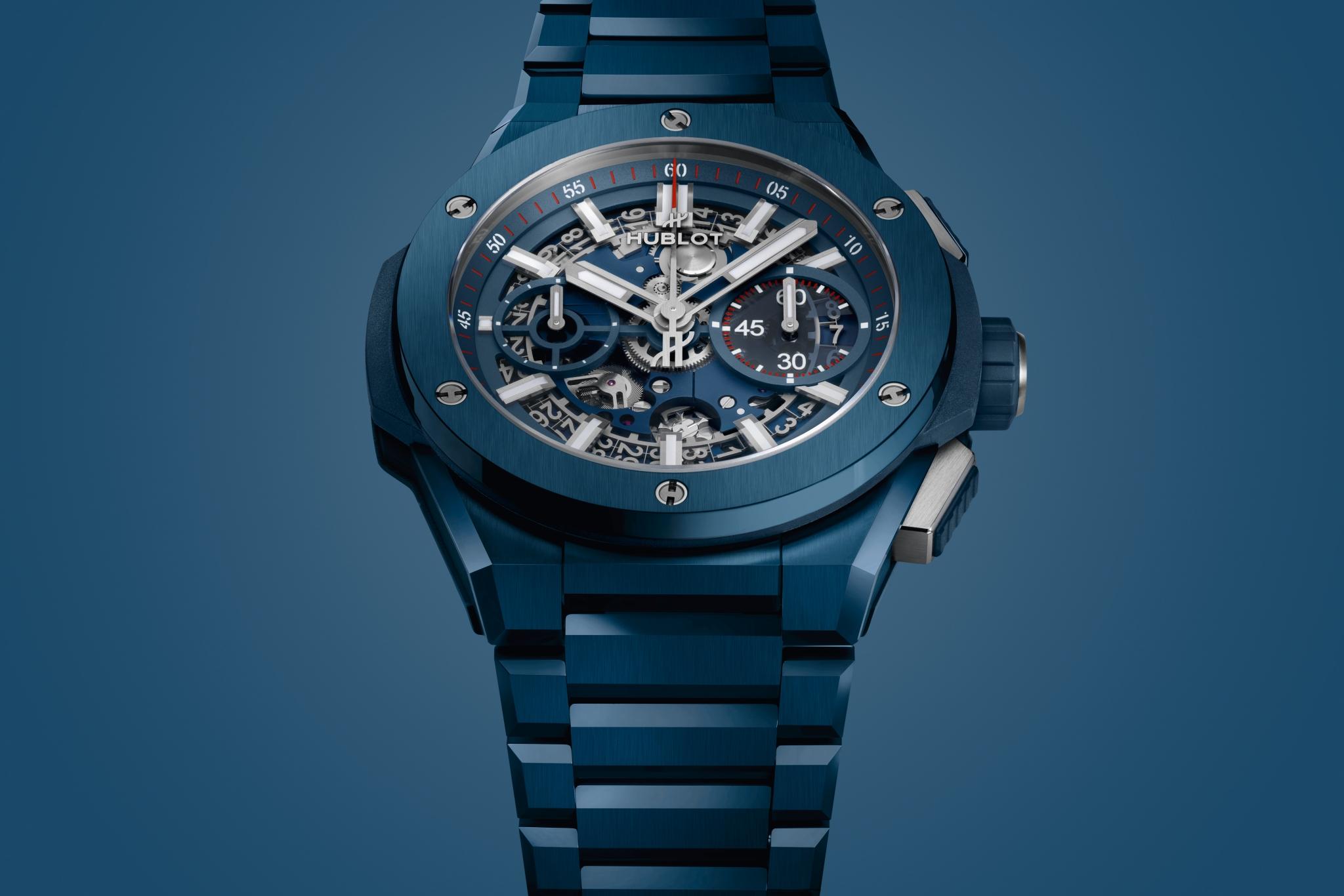 Men's watch / unisex  HUBLOT, Big Bang Integral Blue Ceramic / 42mm, SKU: 451.EX.5123.EX | watchphilosophy.co.uk