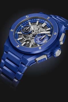 Men's watch / unisex  HUBLOT, Big Bang Integrated Blue Indigo Ceramic / 42mm, SKU: 451.EX.5129.EX | watchphilosophy.co.uk