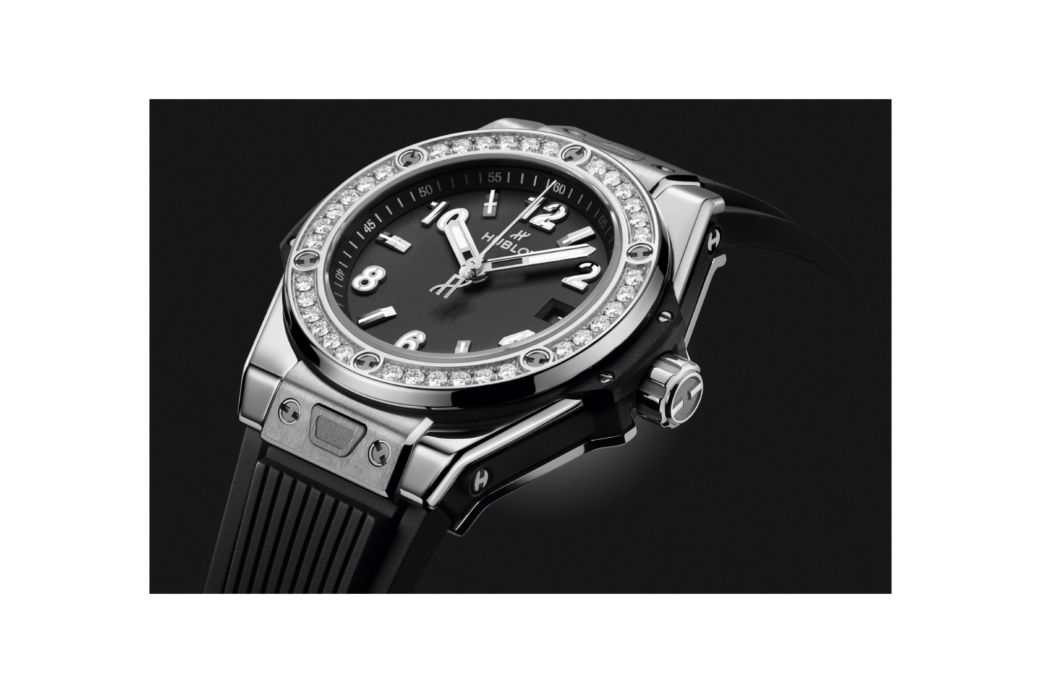 Ladies' watch  HUBLOT, Big Bang One Click Steel Diamonds / 33mm, SKU: 485.SX.1170.RX.1204 | watchphilosophy.co.uk