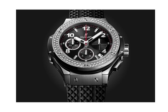 Men's watch / unisex  HUBLOT, Big Bang Steel Diamonds / 41mm, SKU: 341.SX.130.RX.114 | watchphilosophy.co.uk
