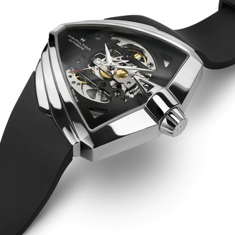 Men's watch / unisex  HAMILTON, Ventura XXL Skeleton Auto / 45,5mm x 46mm, SKU: H24625330 | watchphilosophy.co.uk