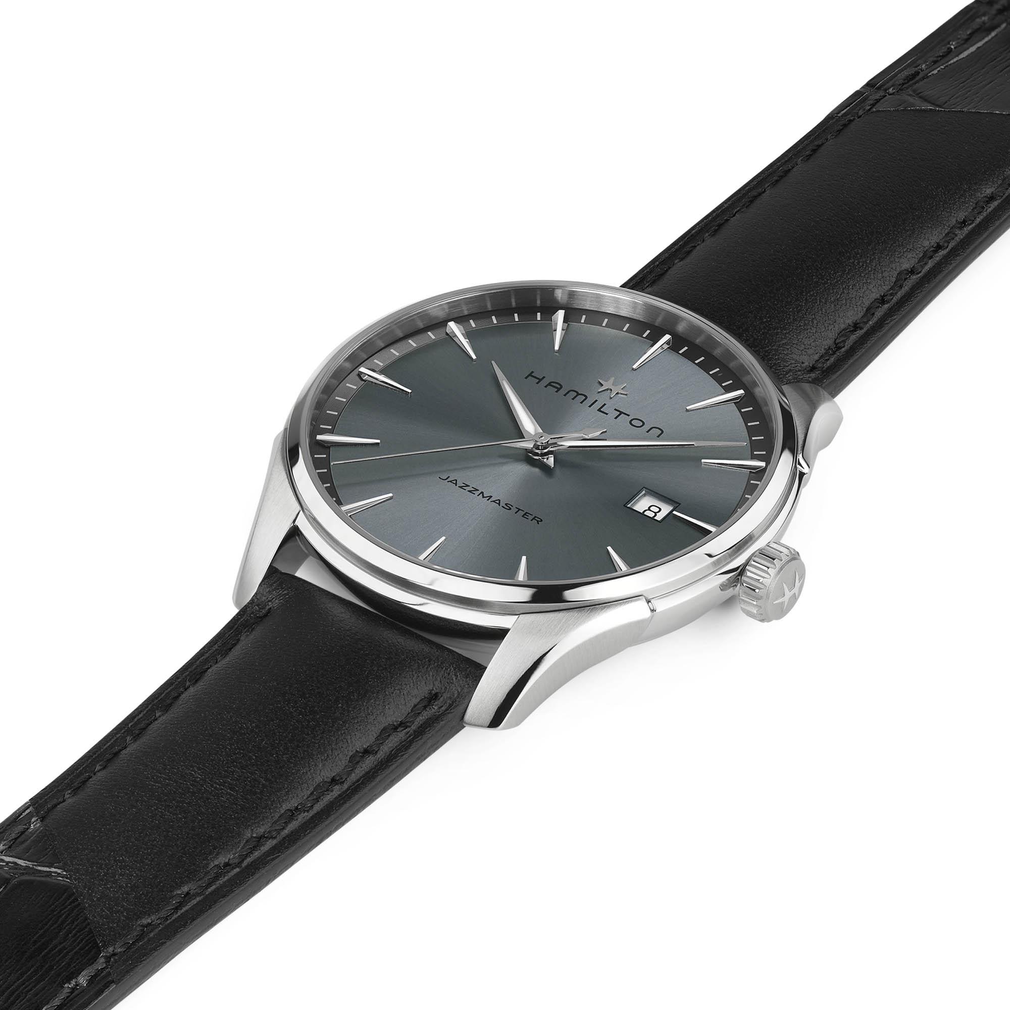 Men's watch / unisex  HAMILTON, Jazzmaster Gent Quartz / 40mm, SKU: H32451742 | watchphilosophy.co.uk