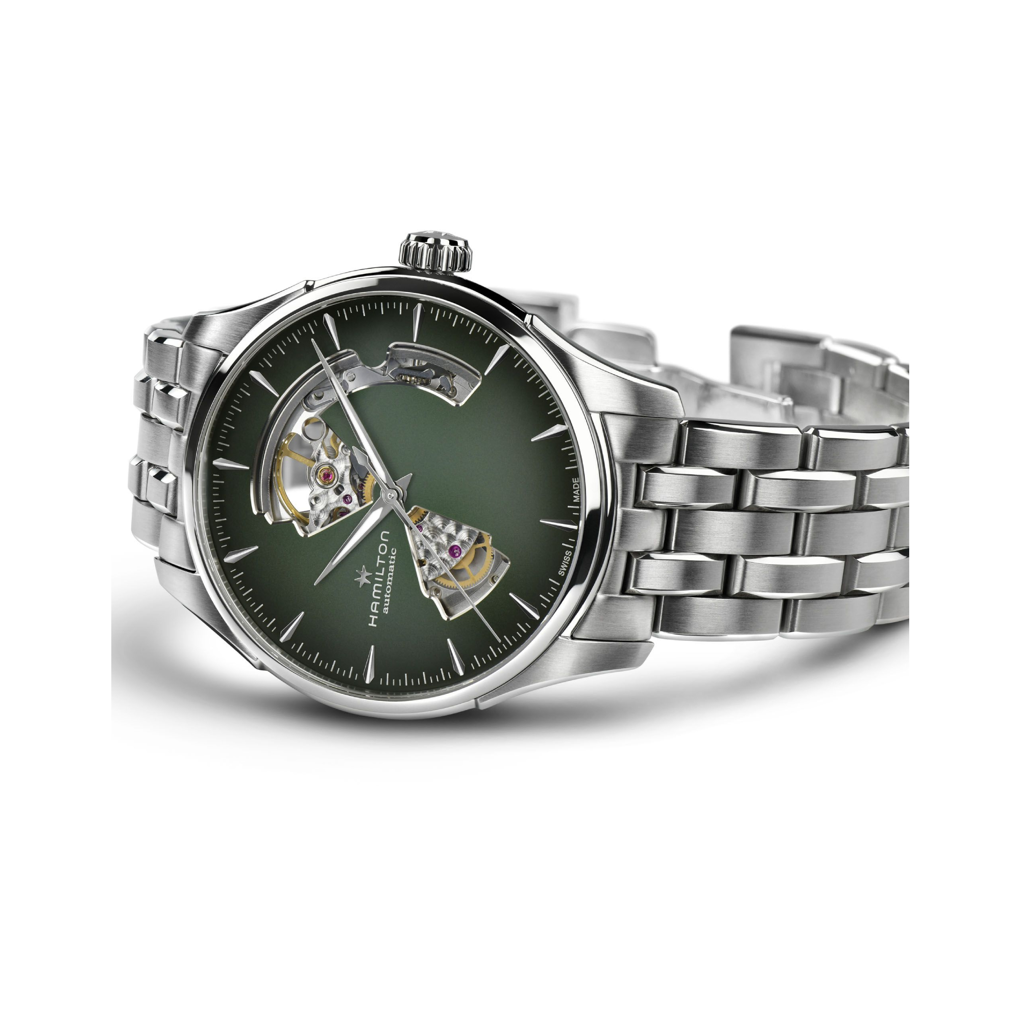 Men's watch / unisex  HAMILTON, Jazzmaster Open Heart Auto / 40mm, SKU: H32675160 | watchphilosophy.co.uk