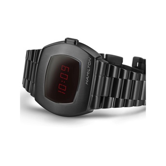 Men's watch / unisex  HAMILTON, American Classic PSR Digital Quartz / 40,8mm x 34,7mm, SKU: H52404130 | watchphilosophy.co.uk