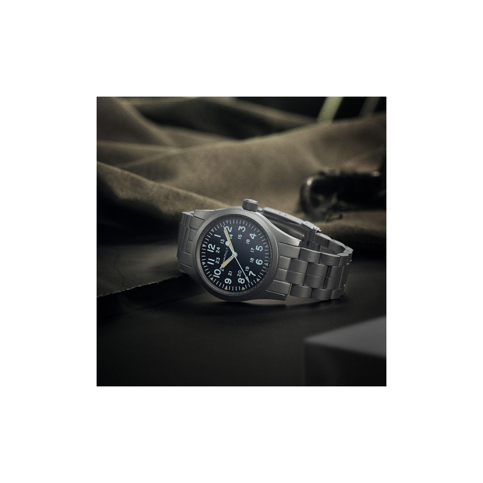 Men's watch / unisex  HAMILTON, Khaki Field Mechanical / 38mm, SKU: H69439131 | watchphilosophy.co.uk