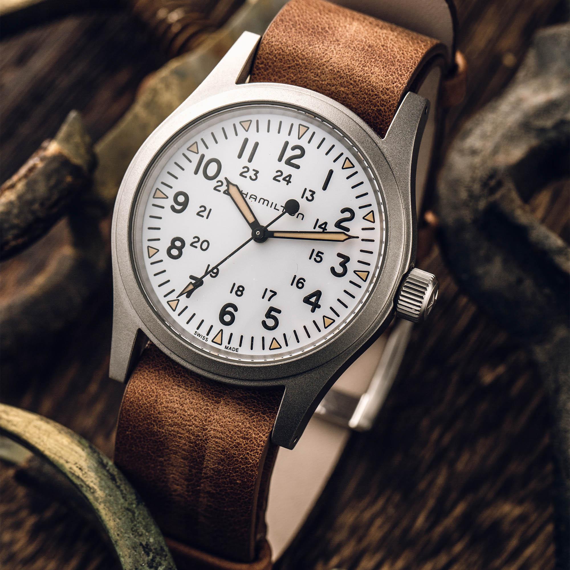 Men's watch / unisex  HAMILTON, Khaki Field Mechanical / 38mm, SKU: H69439511 | watchphilosophy.co.uk