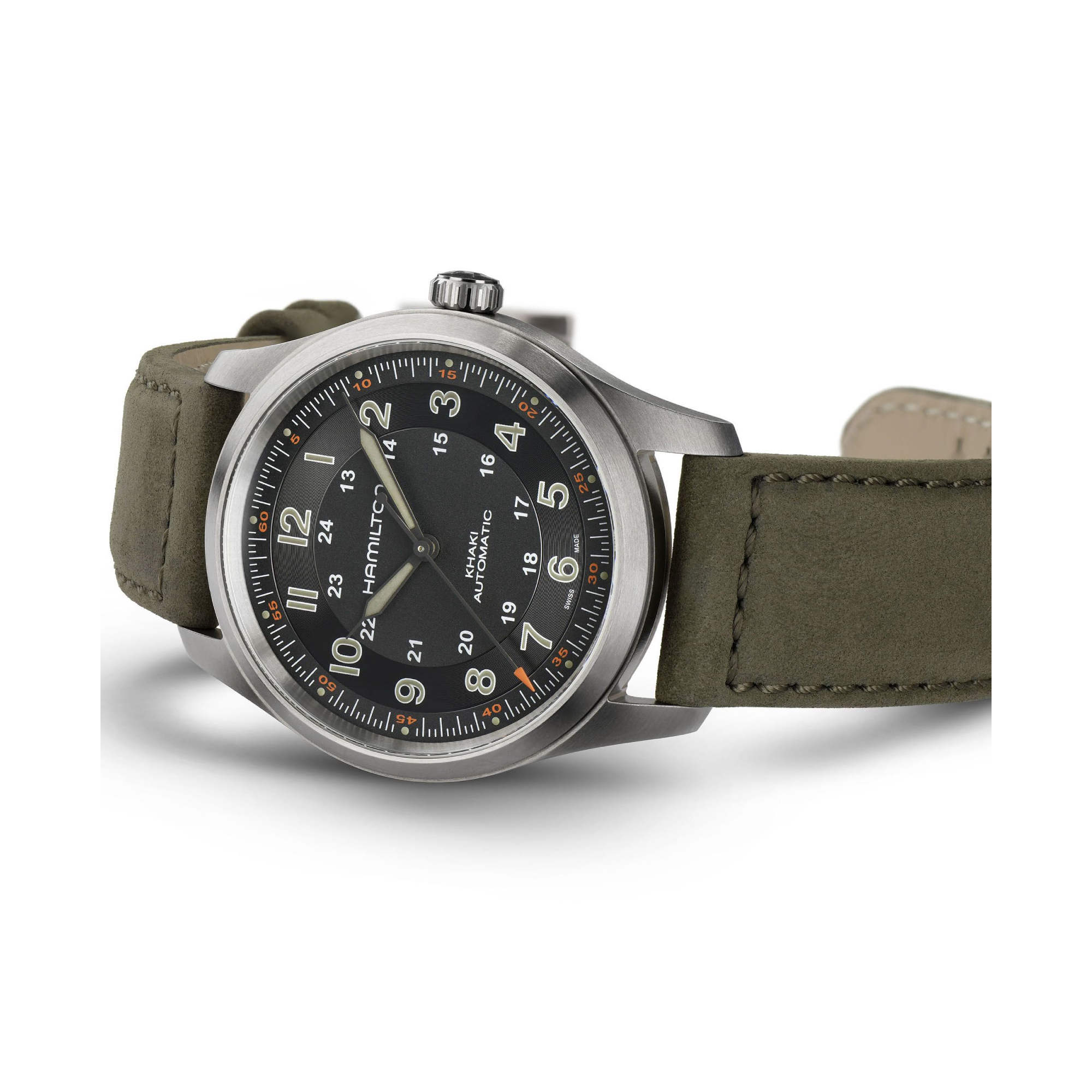 Men's watch / unisex  HAMILTON, Khaki Field Titanium Auto / 38mm, SKU: H70205830 | watchphilosophy.co.uk