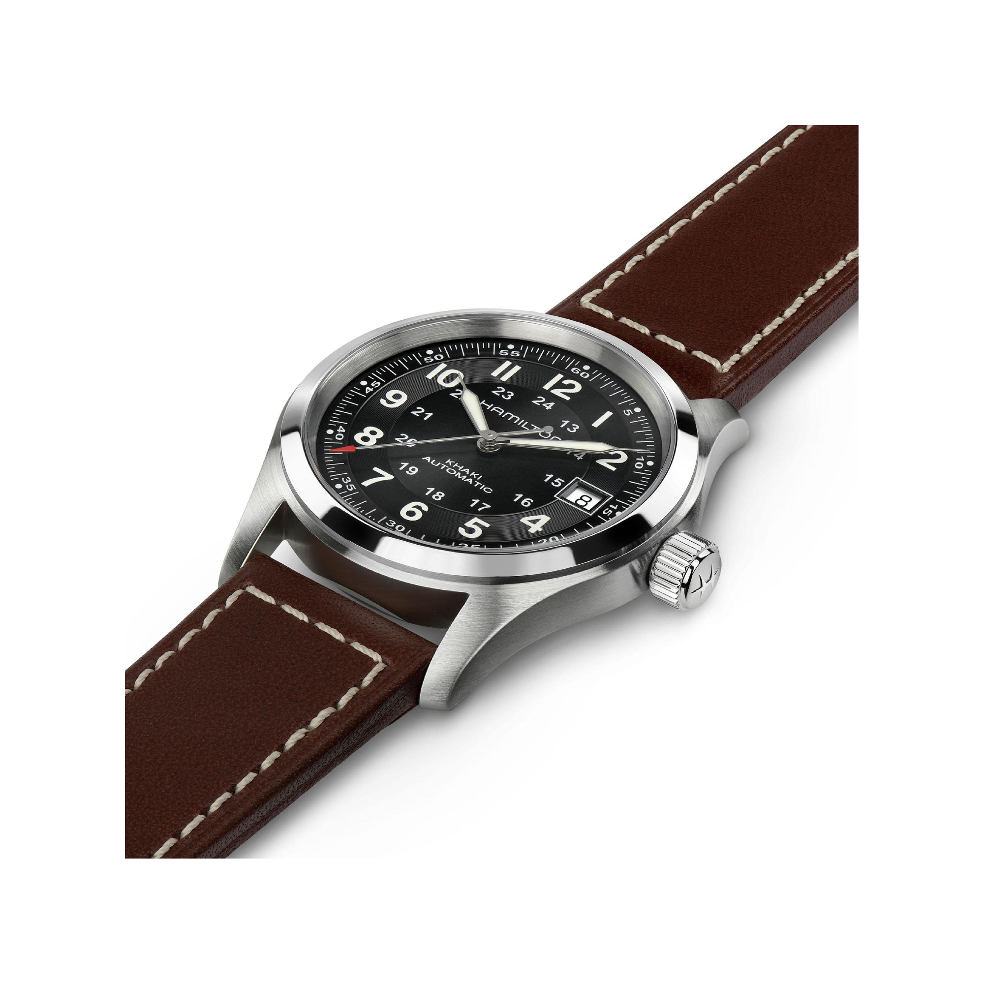 Men's watch / unisex  HAMILTON, Khaki Field Auto / 38mm, SKU: H70455533 | watchphilosophy.co.uk