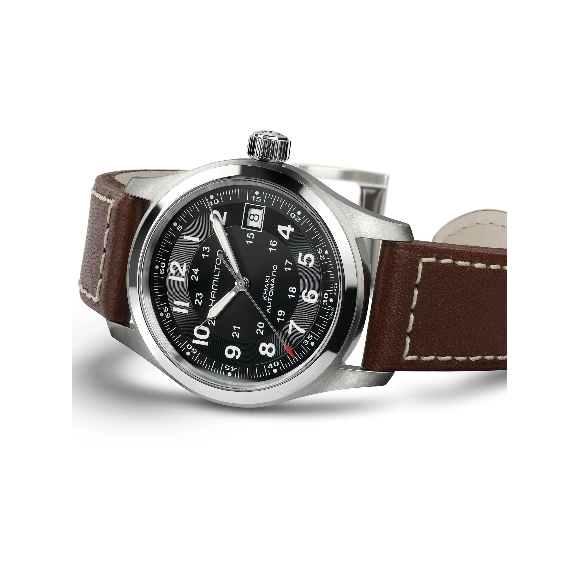 Men's watch / unisex  HAMILTON, Khaki Field Auto / 38mm, SKU: H70455533 | watchphilosophy.co.uk