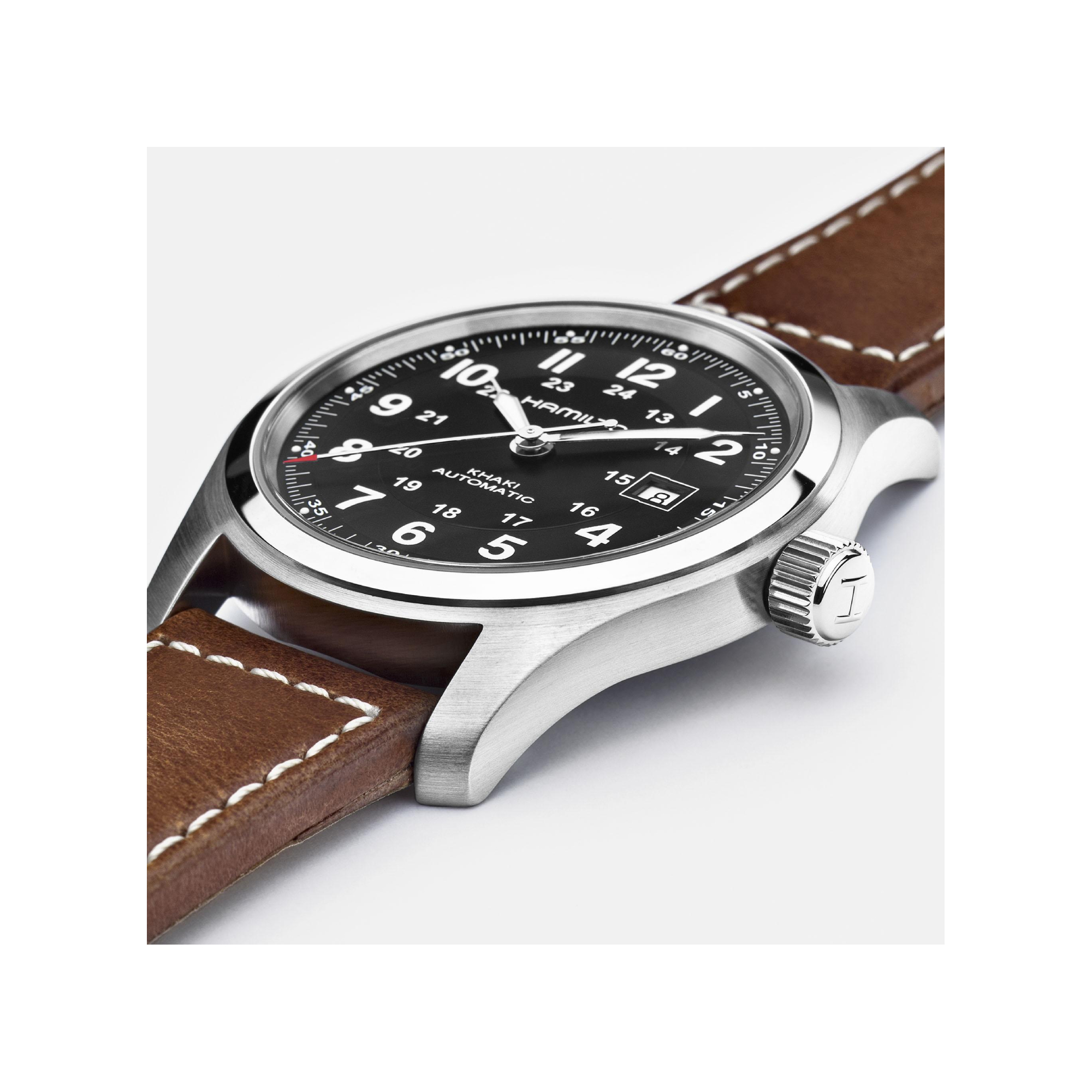 Men's watch / unisex  HAMILTON, Khaki Field Auto / 42mm, SKU: H70555533 | watchphilosophy.co.uk