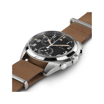 Men's watch / unisex  HAMILTON, Khaki Aviation Pilot Pioneer Chrono Quartz / 41mm, SKU: H76522531 | watchphilosophy.co.uk