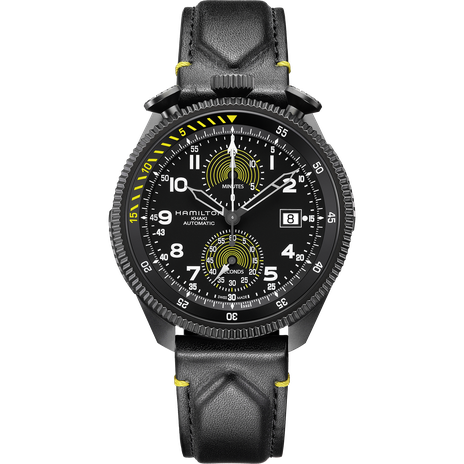 Men's watch / unisex  HAMILTON, Khaki Aviation Takeoff Auto Chrono – Limited Edition / 46mm, SKU: H76776733 | watchphilosophy.co.uk