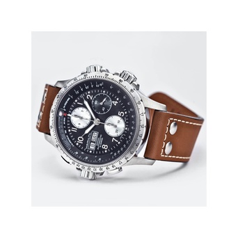 Men's watch / unisex  HAMILTON, Khaki Aviation X-Wind Auto Chrono / 44mm, SKU: H77616533 | watchphilosophy.co.uk