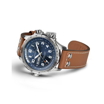 Men's watch / unisex  HAMILTON, Khaki Aviation X-Wind Day Date Auto / 45mm, SKU: H77765541 | watchphilosophy.co.uk