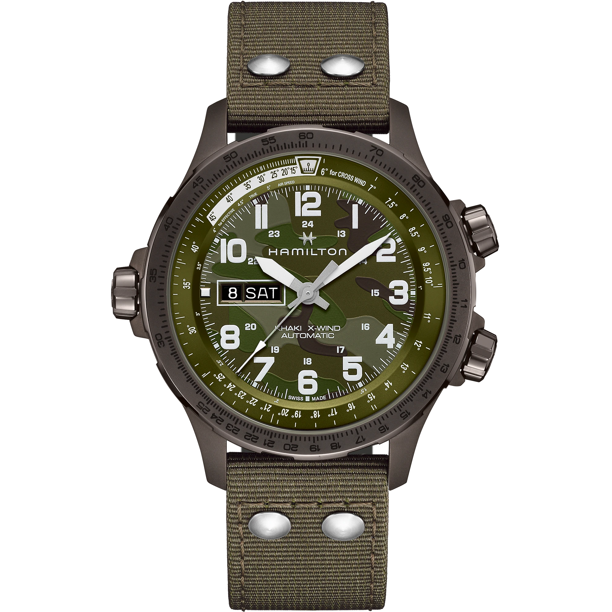 Men's watch / unisex  HAMILTON, Khaki Aviation X-Wind Auto / 45mm, SKU: H77775960 | watchphilosophy.co.uk