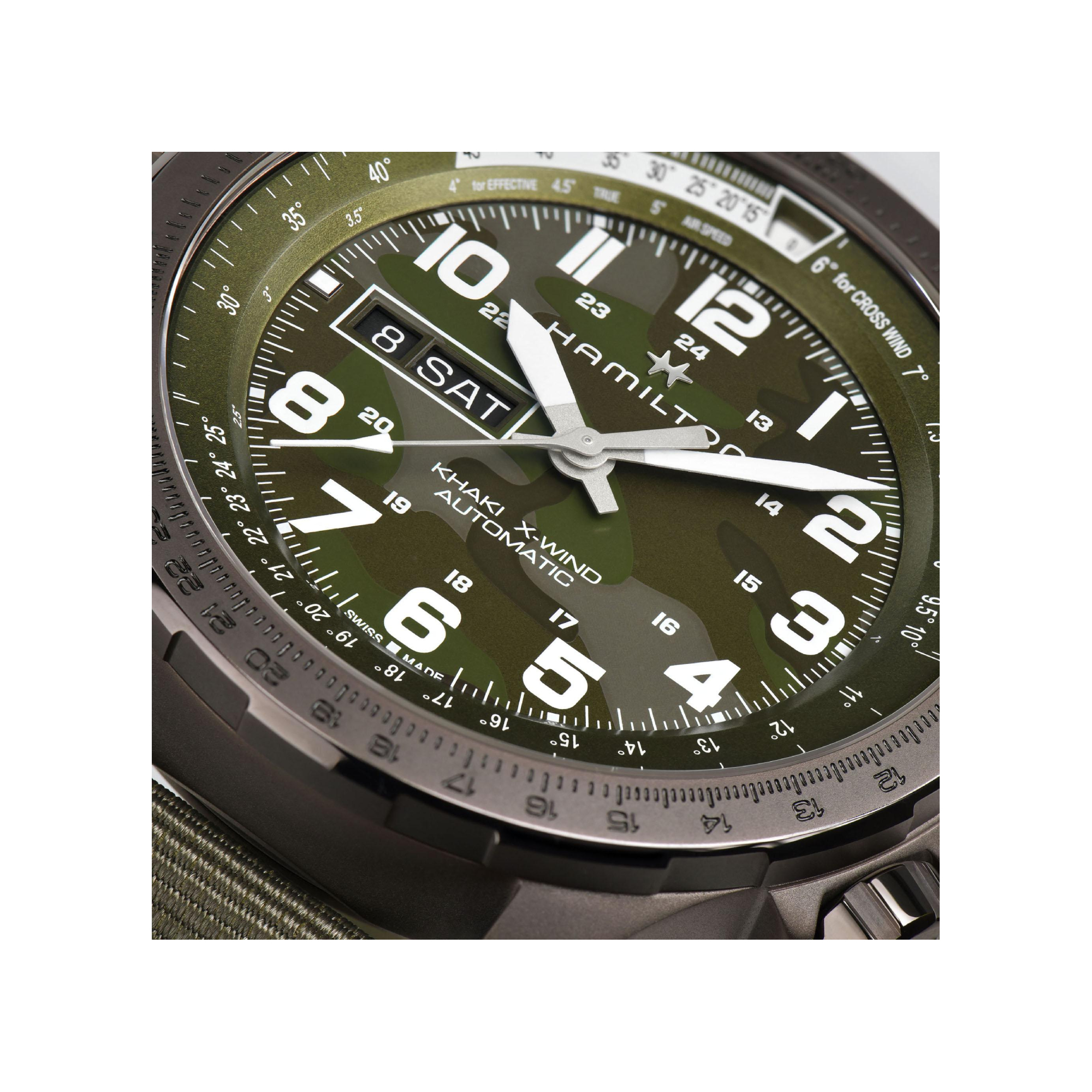 Men's watch / unisex  HAMILTON, Khaki Aviation X-Wind Auto / 45mm, SKU: H77775960 | watchphilosophy.co.uk