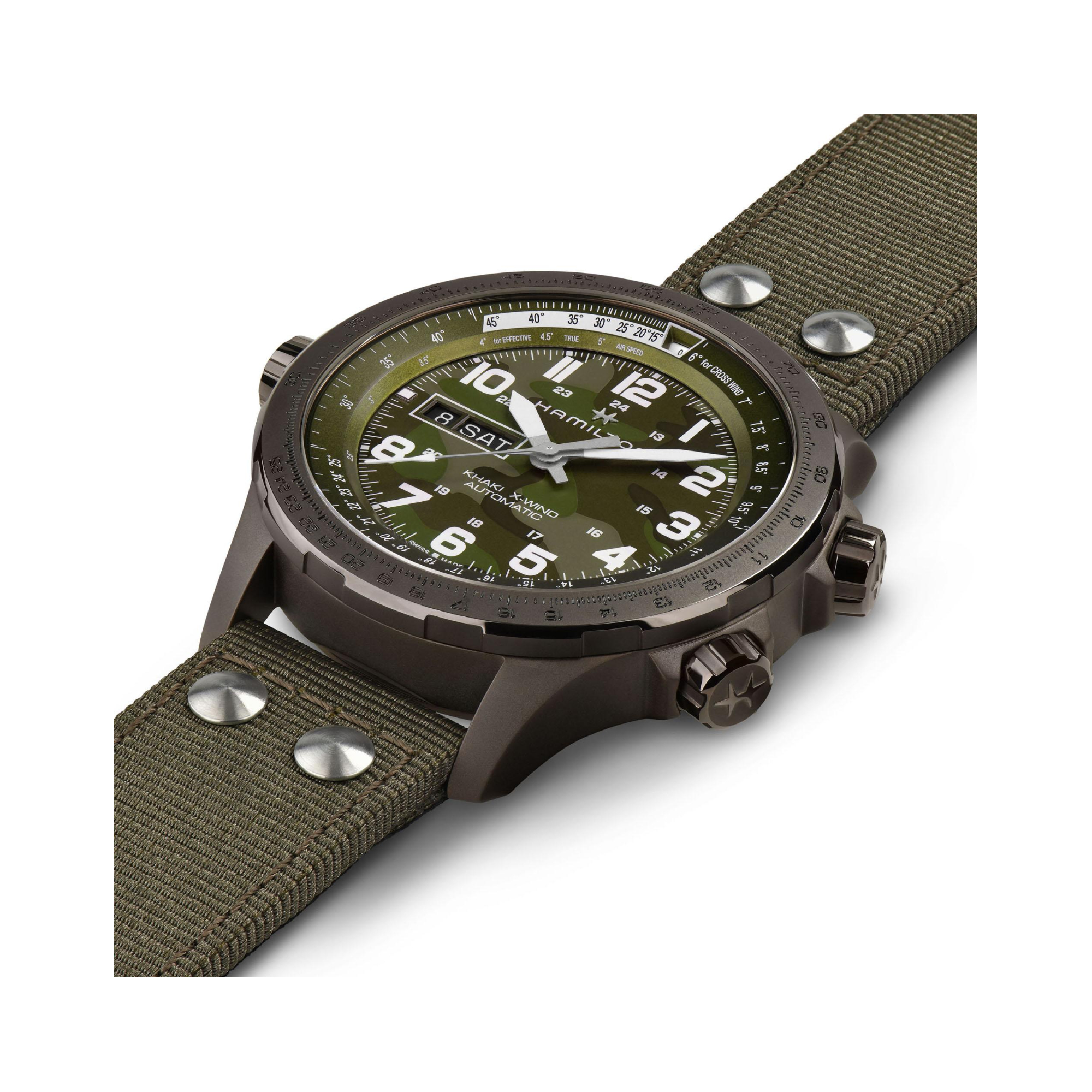 Men's watch / unisex  HAMILTON, Khaki Aviation X-Wind Auto / 45mm, SKU: H77775960 | watchphilosophy.co.uk