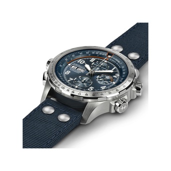 Men's watch / unisex  HAMILTON, Khaki Aviation X-Wind Auto Chrono / 45mm, SKU: H77906940 | watchphilosophy.co.uk