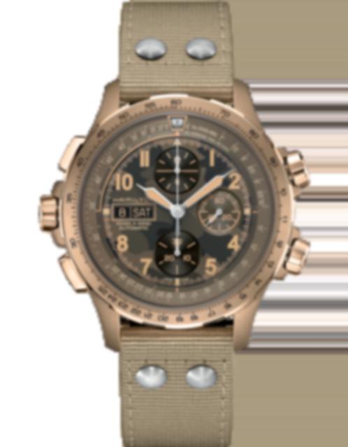 Men's watch / unisex  HAMILTON, Khaki Aviation X-Wind Auto Chrono / 45mm, SKU: H77916920 | watchphilosophy.co.uk