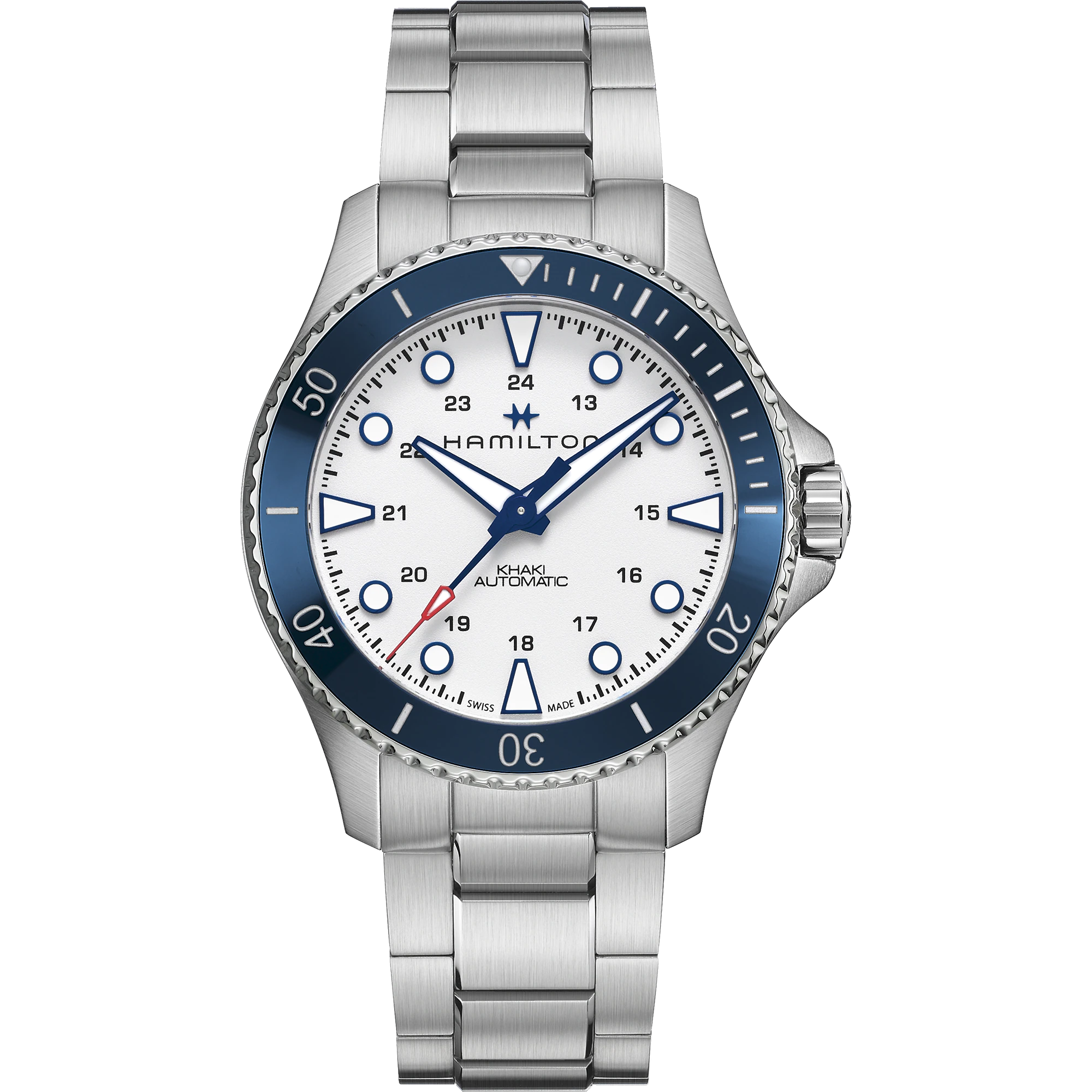 Men's watch / unisex  HAMILTON, Khaki Navy Scuba Auto / 43mm, SKU: H82505150 | watchphilosophy.co.uk