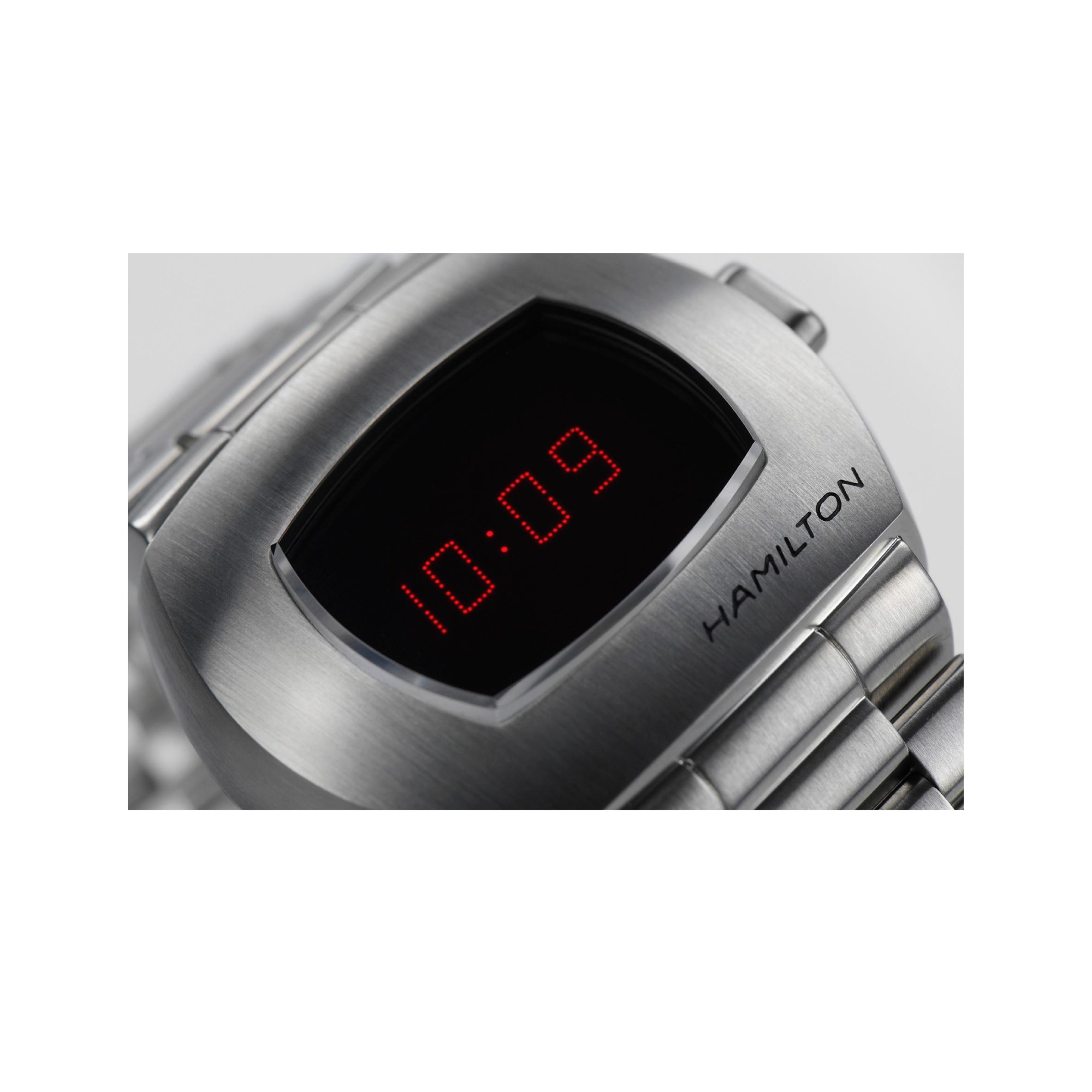 Men's watch / unisex  HAMILTON, American Classic PSR Digital Quartz / 40.8mm x 34.7mm, SKU: H52414130 | watchphilosophy.co.uk