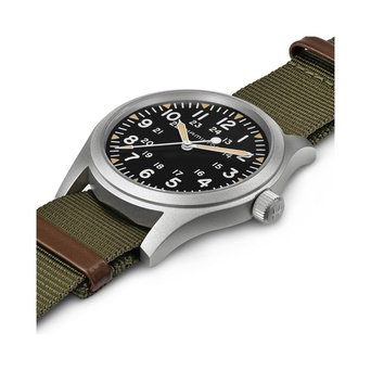 Men's watch / unisex  HAMILTON, Khaki Field Mechanical / 42mm, SKU: H69529933 | watchphilosophy.co.uk