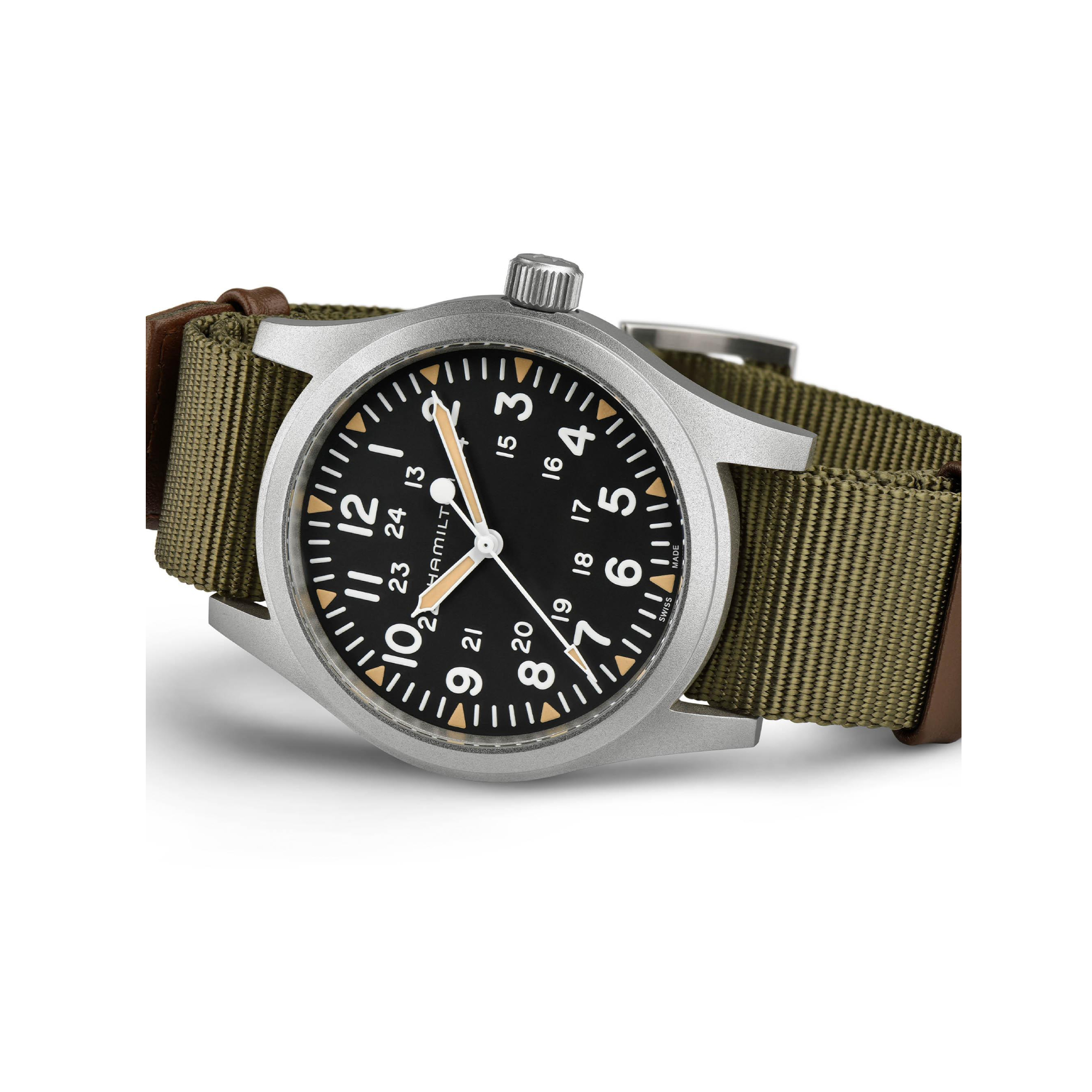 Men's watch / unisex  HAMILTON, Khaki Field Mechanical / 42mm, SKU: H69529933 | watchphilosophy.co.uk